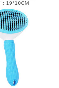 Perie pentru câini cu tăietoare metalice și mâner din plastic