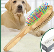 Koka divpusēja suņu suka