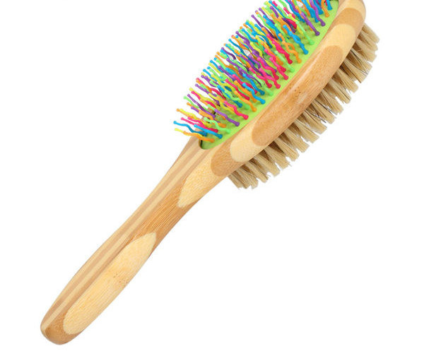 Koka divpusēja suņu suka