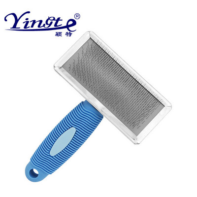 Perie lată pentru câini din oțel inoxidabil