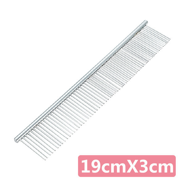 Pieptene metalic în trei dimensiuni pentru câini