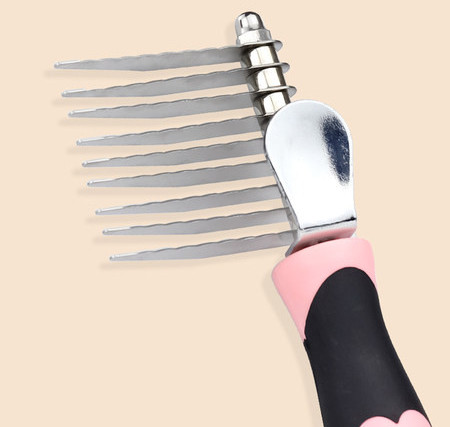 Üherealine metallist kamm koertele