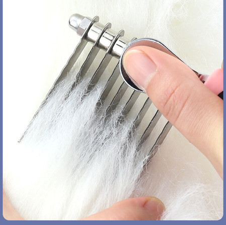 Üherealine metallist kamm koertele