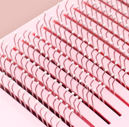 Plastmasas birste suņu matiem - divas krāsas