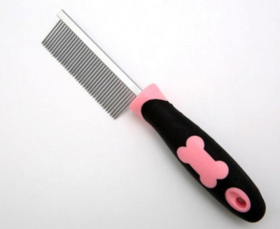 Pieptene cu două fețe în două modele pentru animale de companie