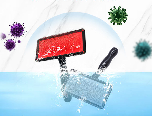 Plastični češalj za pse i mačke u različitim modelima