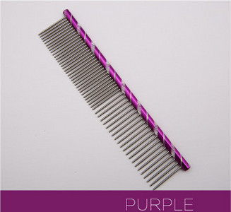 Pieptene ușor din aluminiu pentru câini - culori diferite