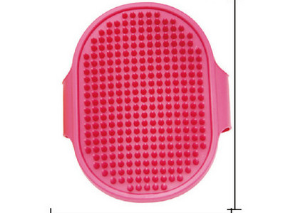 Λαστιχένια βούρτσα διπλής όψης για σκύλους