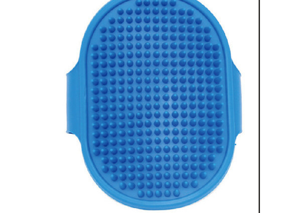 Λαστιχένια βούρτσα διπλής όψης για σκύλους