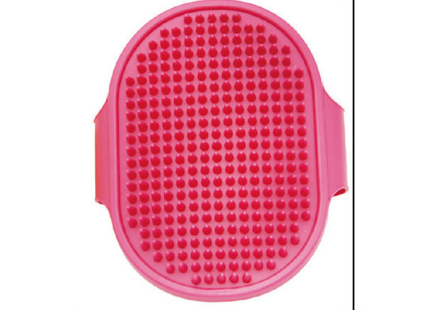 Λαστιχένια βούρτσα διπλής όψης για σκύλους