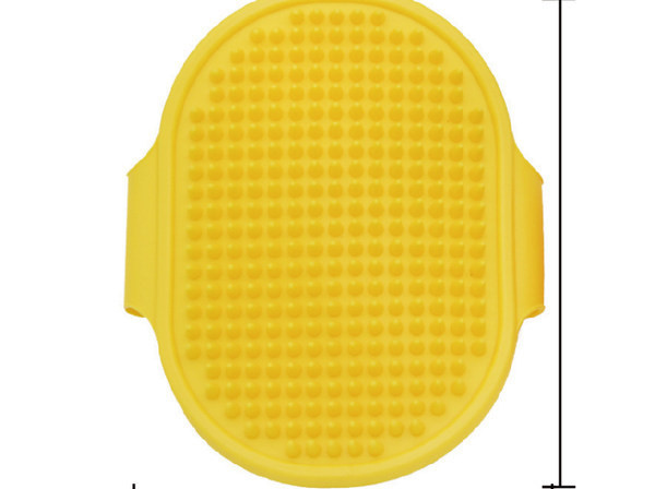 Λαστιχένια βούρτσα διπλής όψης για σκύλους