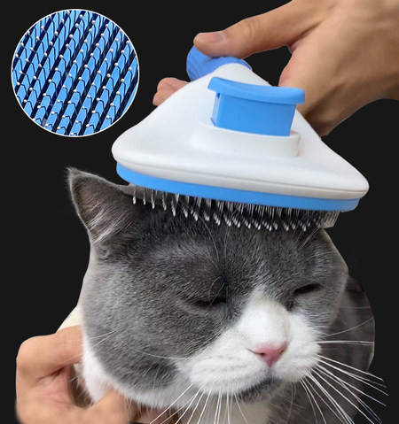 Lemmikloomade karvade eemaldamise pintsel