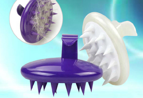 Perie din silicon pentru curatarea parului mort