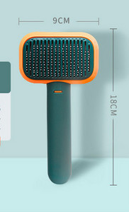 Mitmes värvitoonis koerahari juuste kammimiseks