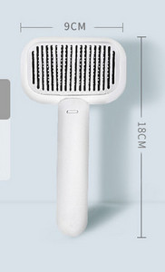 Mitmes värvitoonis koerahari juuste kammimiseks