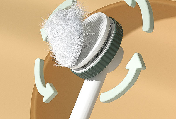 Pieptene pentru câini în formă rotundă de mai multe culori