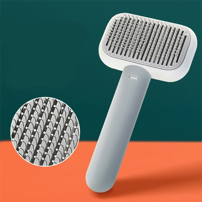 Pieptene din plastic pentru caini pentru indepartarea parului