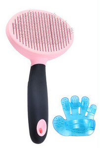 Hari koertele metallist lõikuritega tangid ja kummikinnas