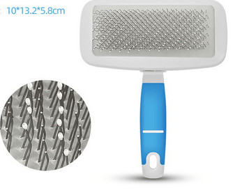 Ορθογώνια πλαστική βούρτσα για χτένισμα σκύλων