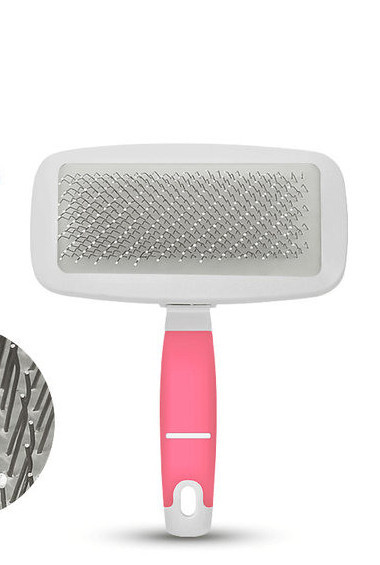 Ορθογώνια πλαστική βούρτσα για χτένισμα σκύλων