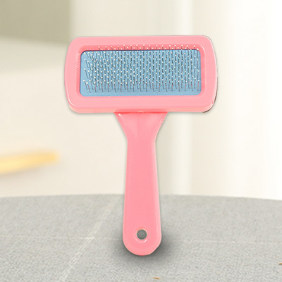 Perie pentru caini cu maner din plastic