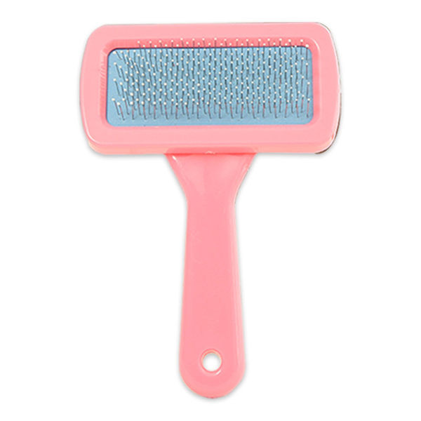 Perie pentru caini cu maner din plastic