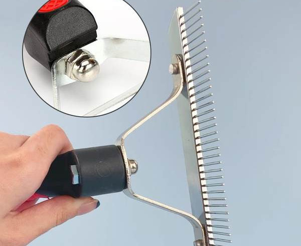 Metalinės šukos plaukams šalinti