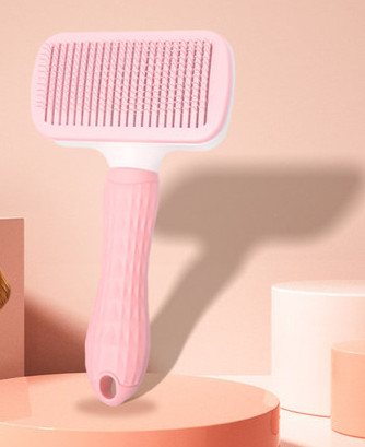 Perie din plastic pentru curățarea părului de câine