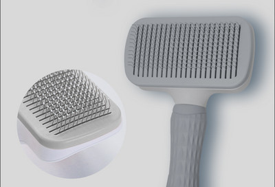 Perie din plastic pentru curățarea părului de câine