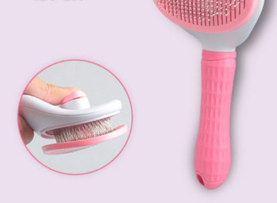 Perie din plastic pentru curățarea părului de câine