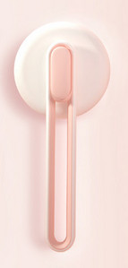 Βούρτσα σκύλου σε στρογγυλό σχήμα και πλαστική λαβή