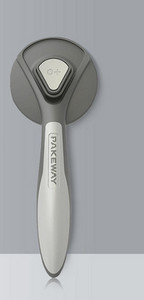 Βούρτσα σκύλου σε στρογγυλό σχήμα και πλαστική λαβή