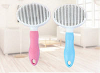 Perie cu maner din plastic pentru caini