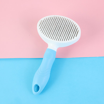 Perie cu maner din plastic pentru caini