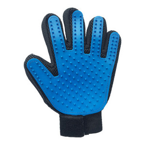 Mănușă de cauciuc pentru câini pentru curățarea părului