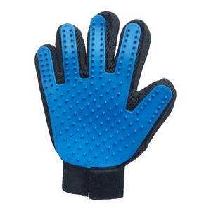 Mănușă de cauciuc pentru câini pentru curățarea părului