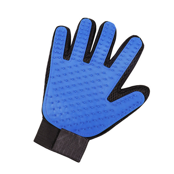 Mănușă de cauciuc pentru câini pentru curățarea părului