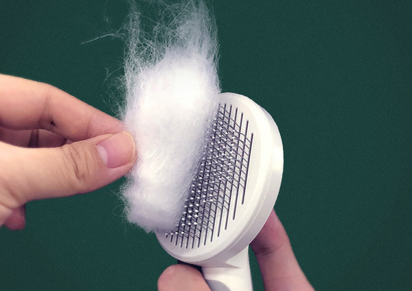 Ümmargune koerahari karusnaha puhastamiseks