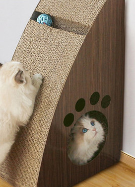 Zgarietoare din lemn pentru pisici mai multe modele