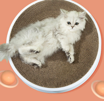 Ξύστρα γάτας με κυματοειδές χαρτί - πολλά μοντέλα