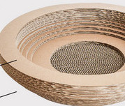 Scarlet pentru pisici din hartie ondulata mai multe modele