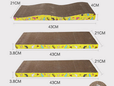 Scarlet pentru pisici din hartie ondulata mai multe modele