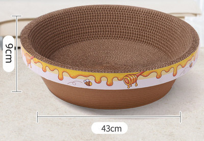 Scarlet pentru pisici din hartie ondulata mai multe modele