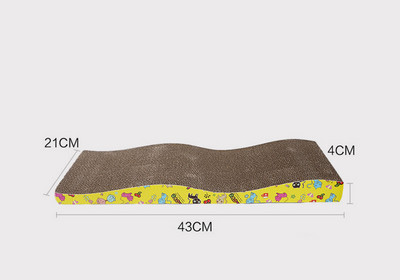 Scarlet pentru pisici din hartie ondulata mai multe modele