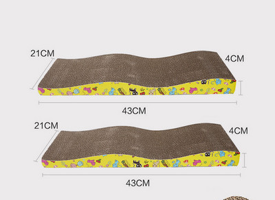 Scarlet pentru pisici din hartie ondulata mai multe modele