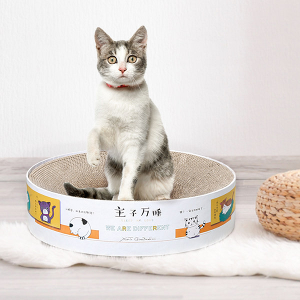 Scarlet pentru pisici din hartie ondulata mai multe modele