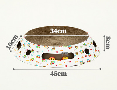 Mâzgălire pentru pisici în formă rotundă - mai multe modele