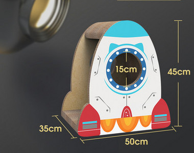 Ξύστρα για γάτα σε σχήμα σπιτιού