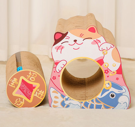 Ξύστρα για γάτα σε σχήμα σπιτιού