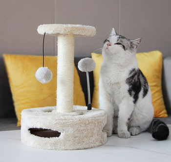 Ξύστρα για γάτες - τρία μοντέλα